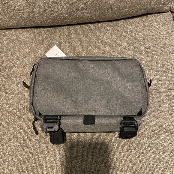 Gray Messenger Bag